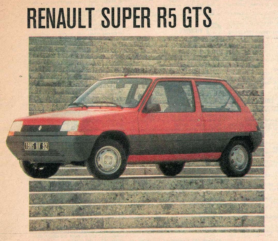 Renault Super R5 GTS 1985 