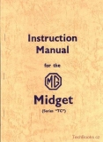 MG Midget TC (Instruction Manual)