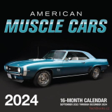 American Muscle Cars 2024 Kalendář 16 měsíců
