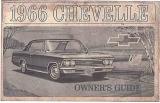Chevrolet Chevelle 1966 Owners Manual