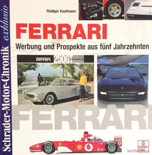 Ferrari - Werbung und Prospekte aus fünf Jahrzehnten