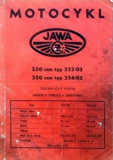 Jawa 250 & 350 "kývačka" 1957