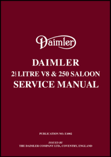 Daimler 2.5 V8 and 250 Saloon