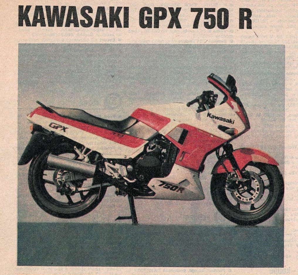 Kawasaki GPX 750 R 1987