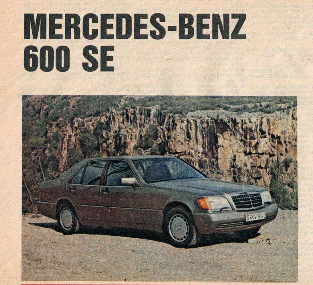 Mercedes-Benz 600 SE W160 1991