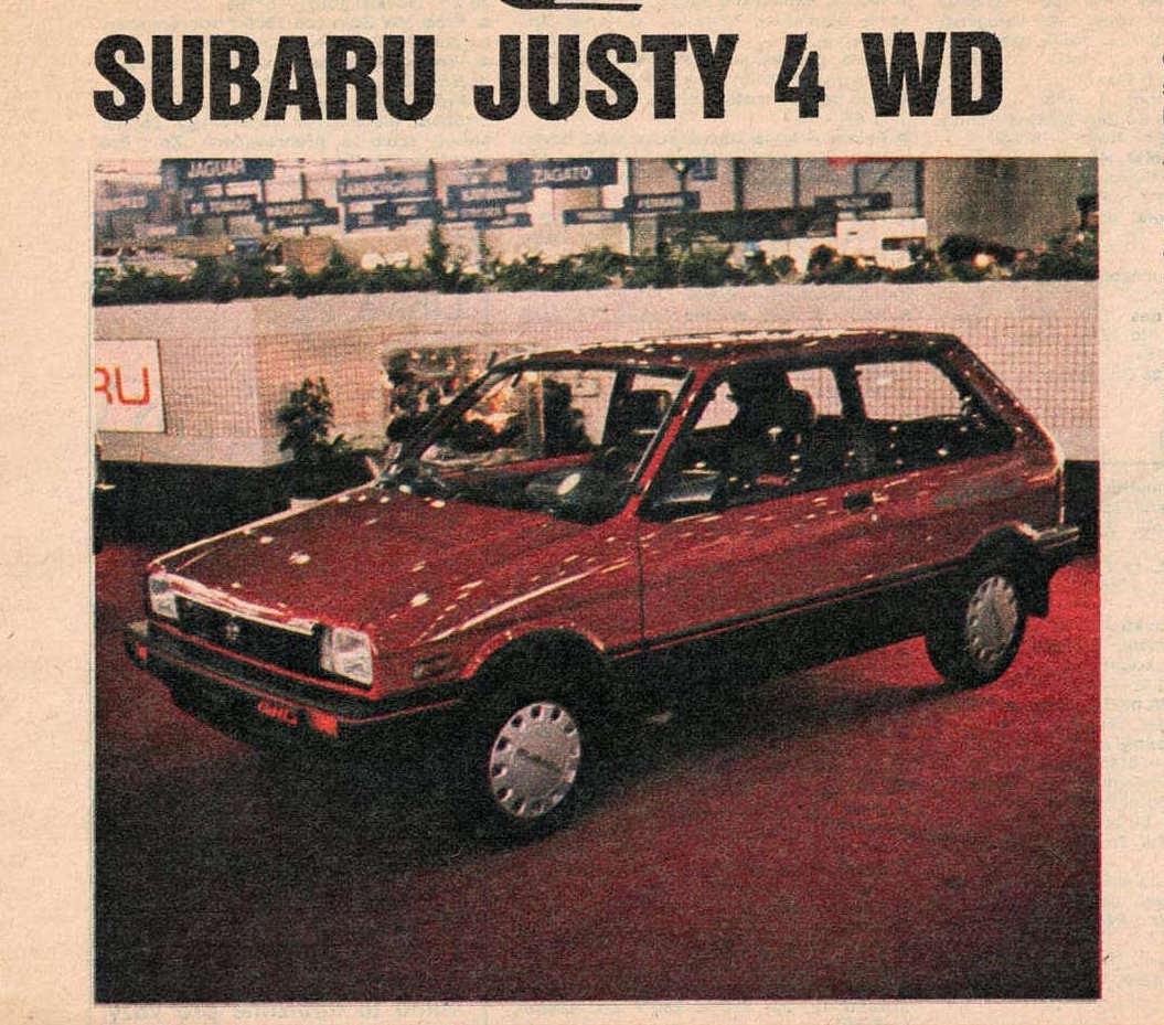Subaru Justy 4WD 1987
