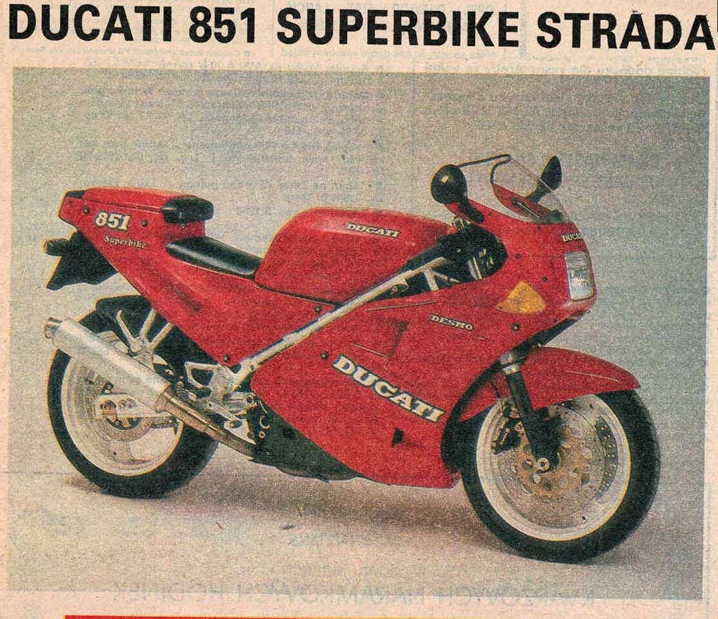 Ducati 851 Superbike Strada 1991
