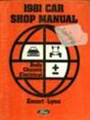 Ford Escort/Mercury Lynx 1981 Shop Manual