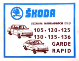 Škoda 105 / 120 / 125 / 130 / 135 / 136 / Garde / Rapid (77-90)