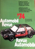 1974 - Katalog der Automobil Revue