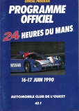 24 Heures du Mans 1990: Programme Officiel / Official Program