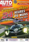 24 Heures du Mans 2002: Programme Officiel / Official Program