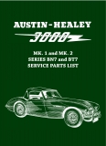 Austin-Healey 3000 MK 1 & MK 2 BN7 & BT7