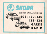 Škoda 105 / 120 / 130 / 135 / 136 / Garde / Rapid (77-87)