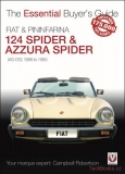 FIAT 124 Spider & Pininfarina Azurra Spider: (AS-DS) 1966 to 1985