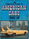 Complete Guide to American Cars, 1966-76