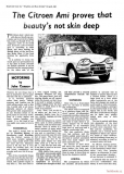 Citroen Ami 1967 Road Test (Prospekt)