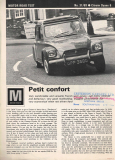 Citroen Dyane 6 1969 Road Test (Prospekt)