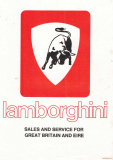 Lamborghini Sales and Service 1976 (Prospekt)