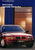 BMW 730i, 740i, 750i e38 1994 (Prospekt)
