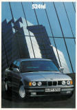 BMW 524td e34 1988 (Prospekt)