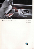BMW 7er e38 Sonderausstattungen 1996 (Prospekt)