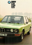 BMW 520, 520i, 525 e12 1974 (Prospekt)