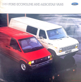 Ford Vans Econoline and Aerostar 1989 (Prospekt)