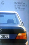 Mercedes-Benz W124 sedan 200-300E 1988 (Prospekt)