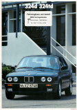 BMW 324d / 324td e30 1987 (Prospekt)