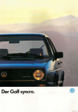 VW Golf II Syncro 1986 (Prospekt)