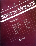 1984 Chrysler Service Manual - Chassis, Body
