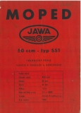 Moped Jawetta typ 551 - 50 ccm