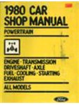 1980 Ford Car Shop Manual
