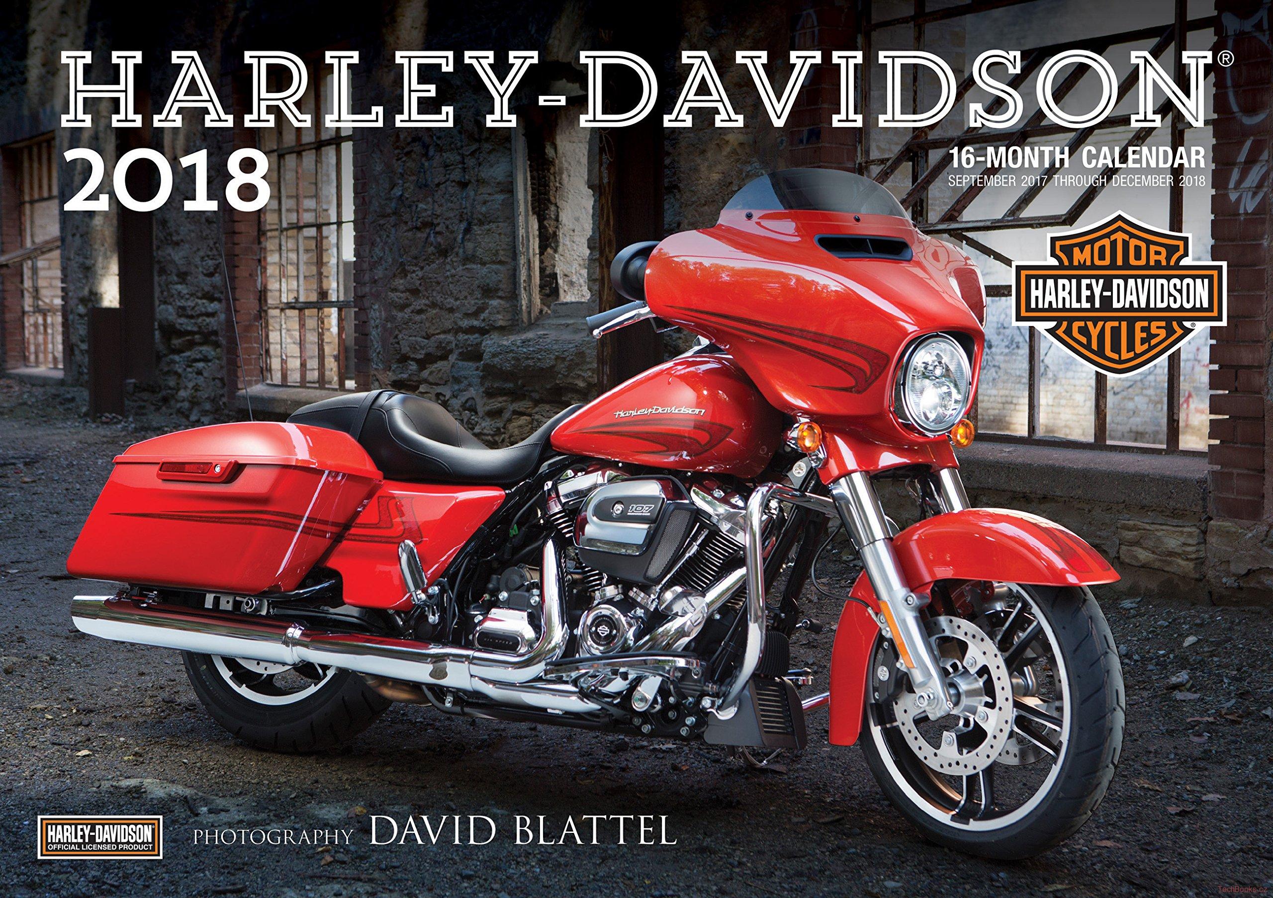 Harley-Davidson Official 2018 Calendar 16 měsíců