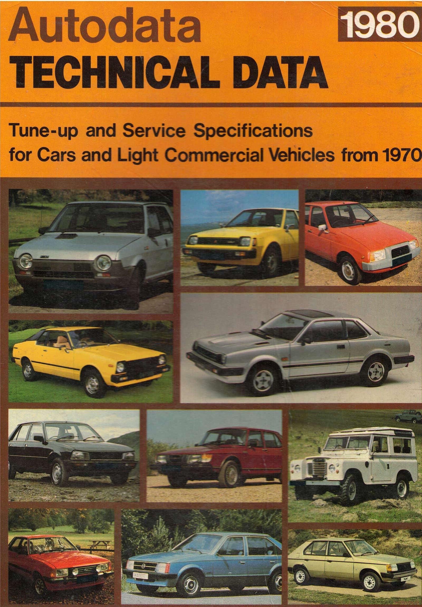 Autodata - Technical data (Cars from 1970 to 1980)