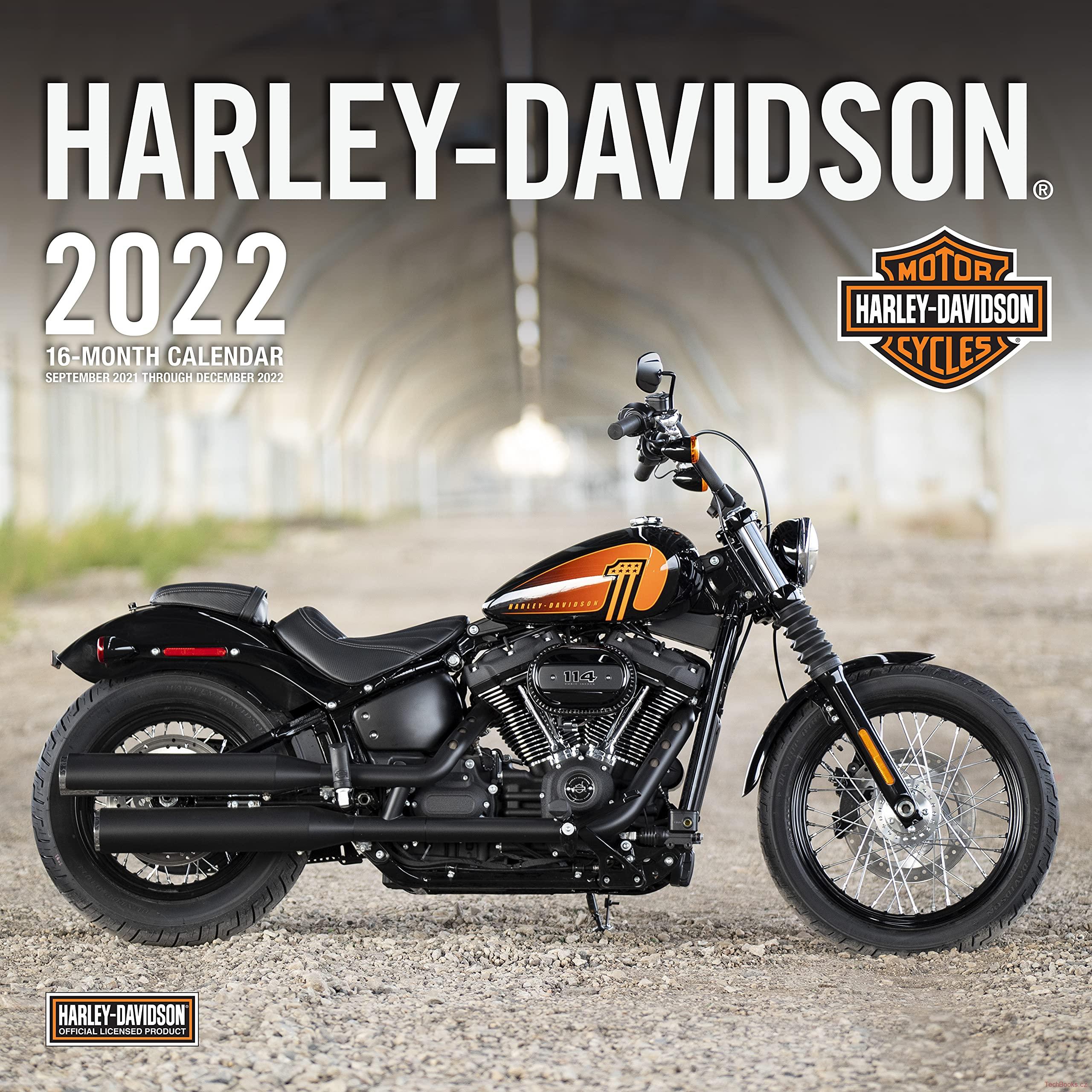 Harley-Davidson Official 2022 Calendar 16 měsíců