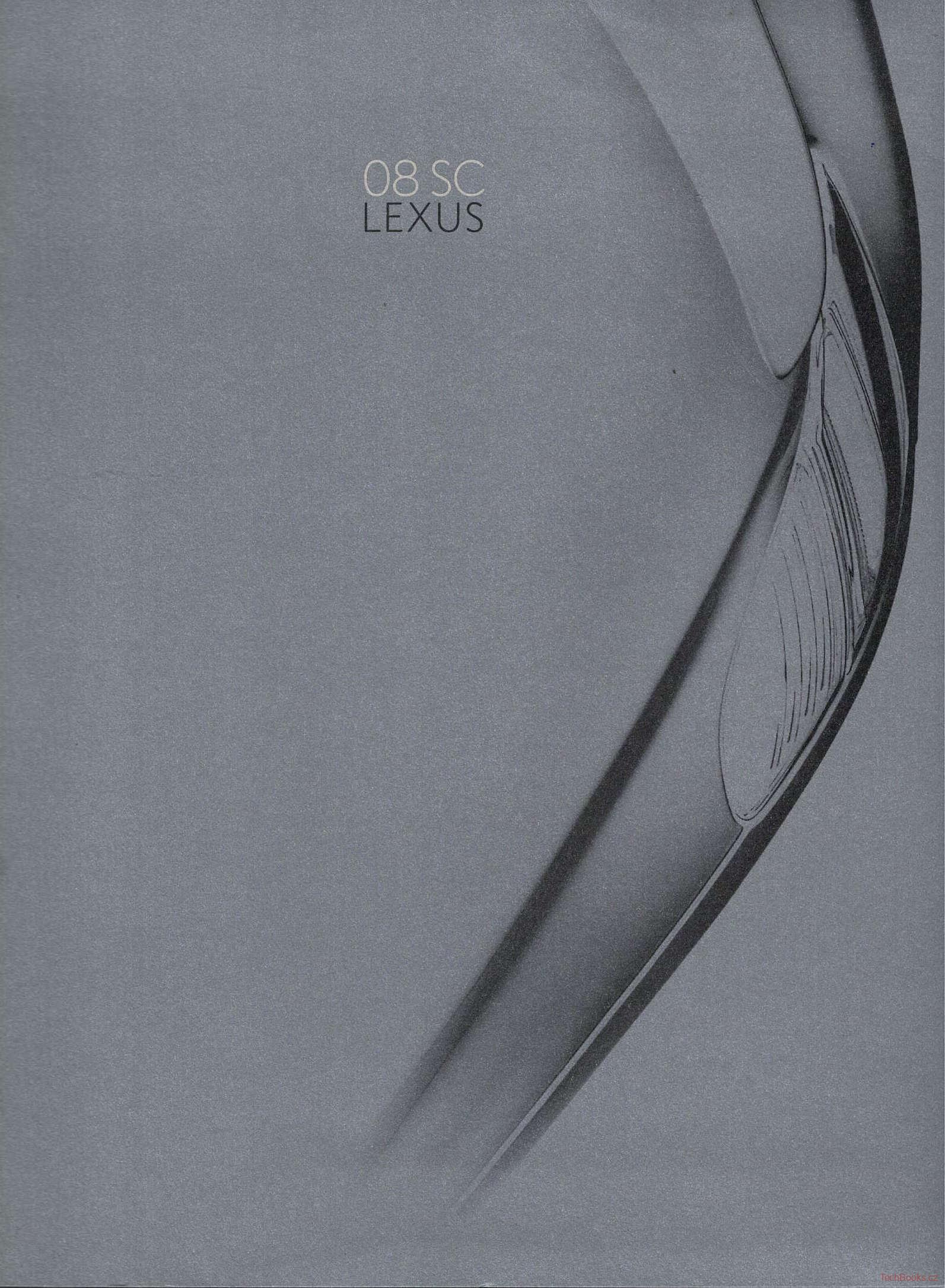 Lexus SC 2008 (Prospekt)