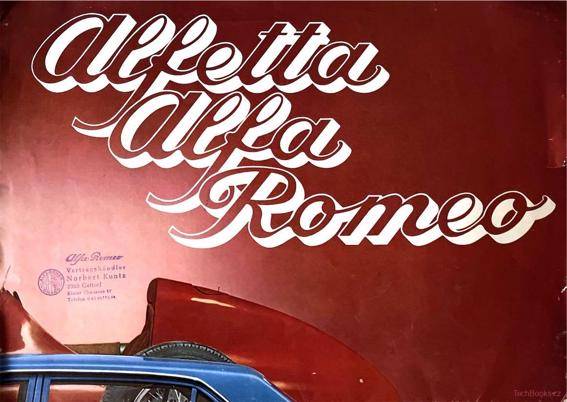 Alfa Romeo Alfetta 197x (Prospekt)