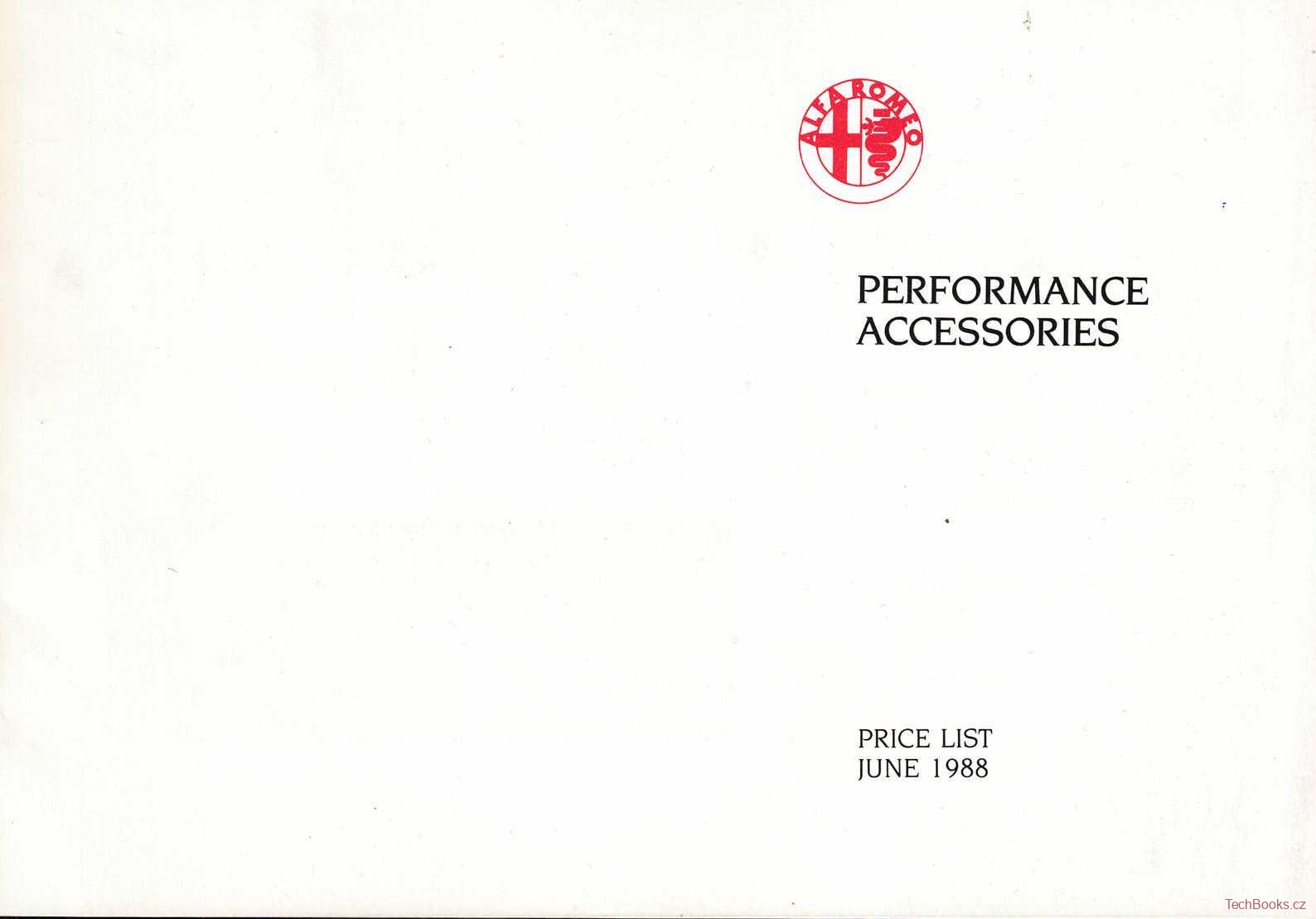 Alfa Romeo 1988 (Prospekt)