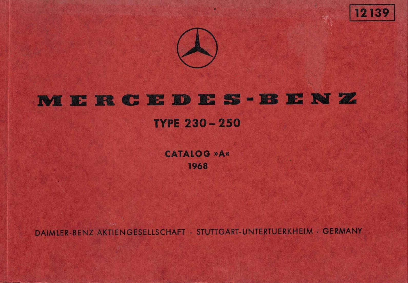 Mercedes-Benz W114 230-250 (od 1968)