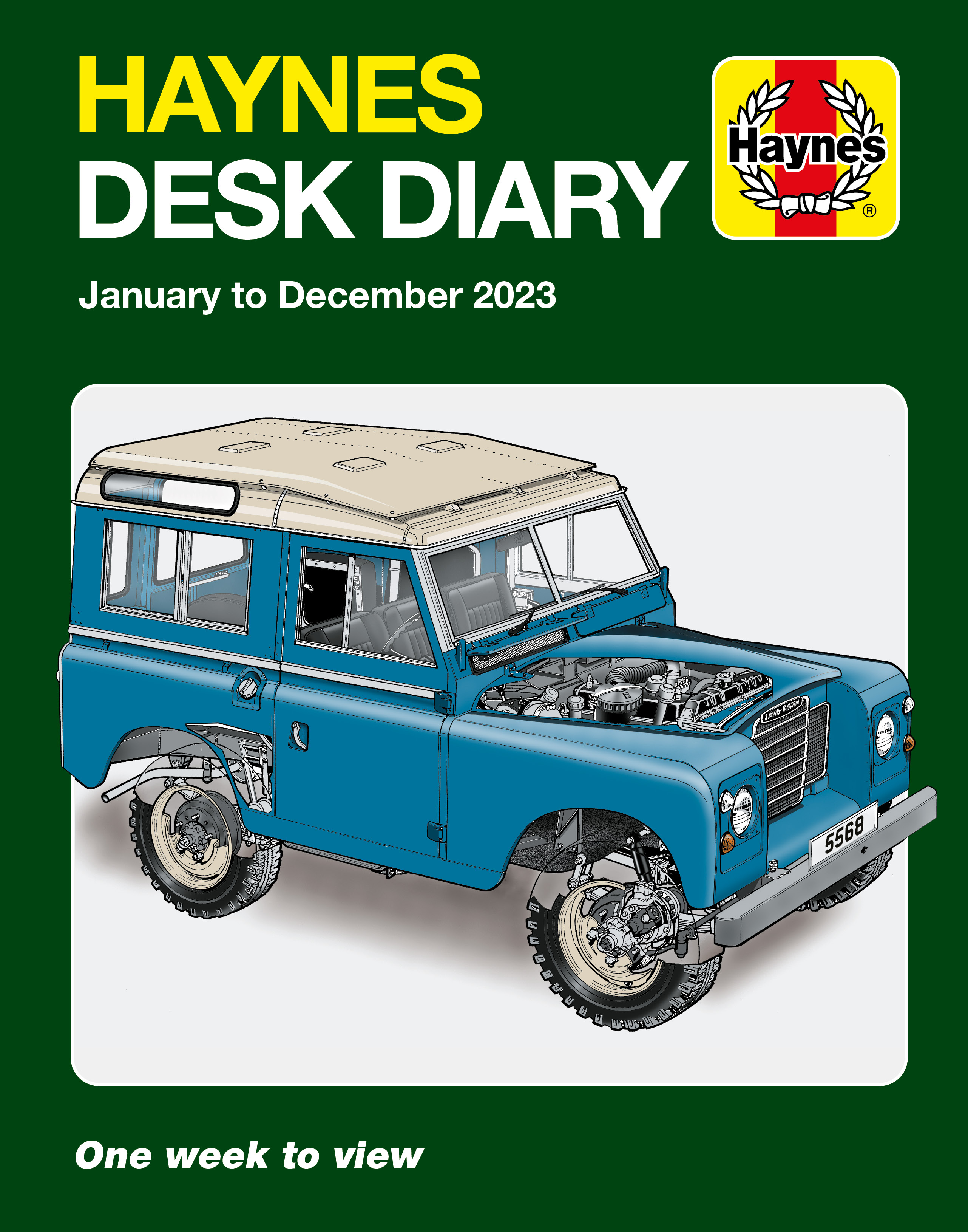 Haynes Desk Diary 2023 - oficiální diář 