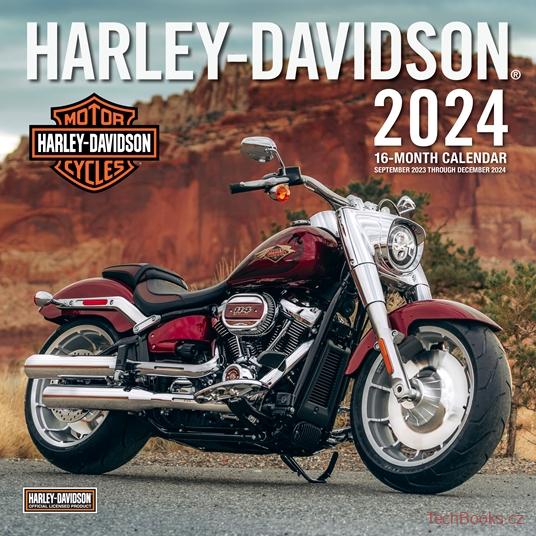 Harley-Davidson Official 2024 Calendar 16 měsíců