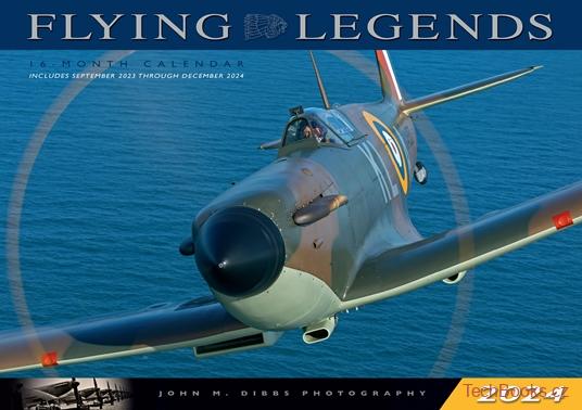 Flying Legends 2024 Calendar 16 měsíců