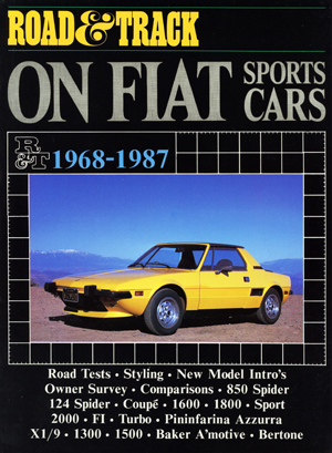 Road & Track On Fiat Sports Cars 1968-1987