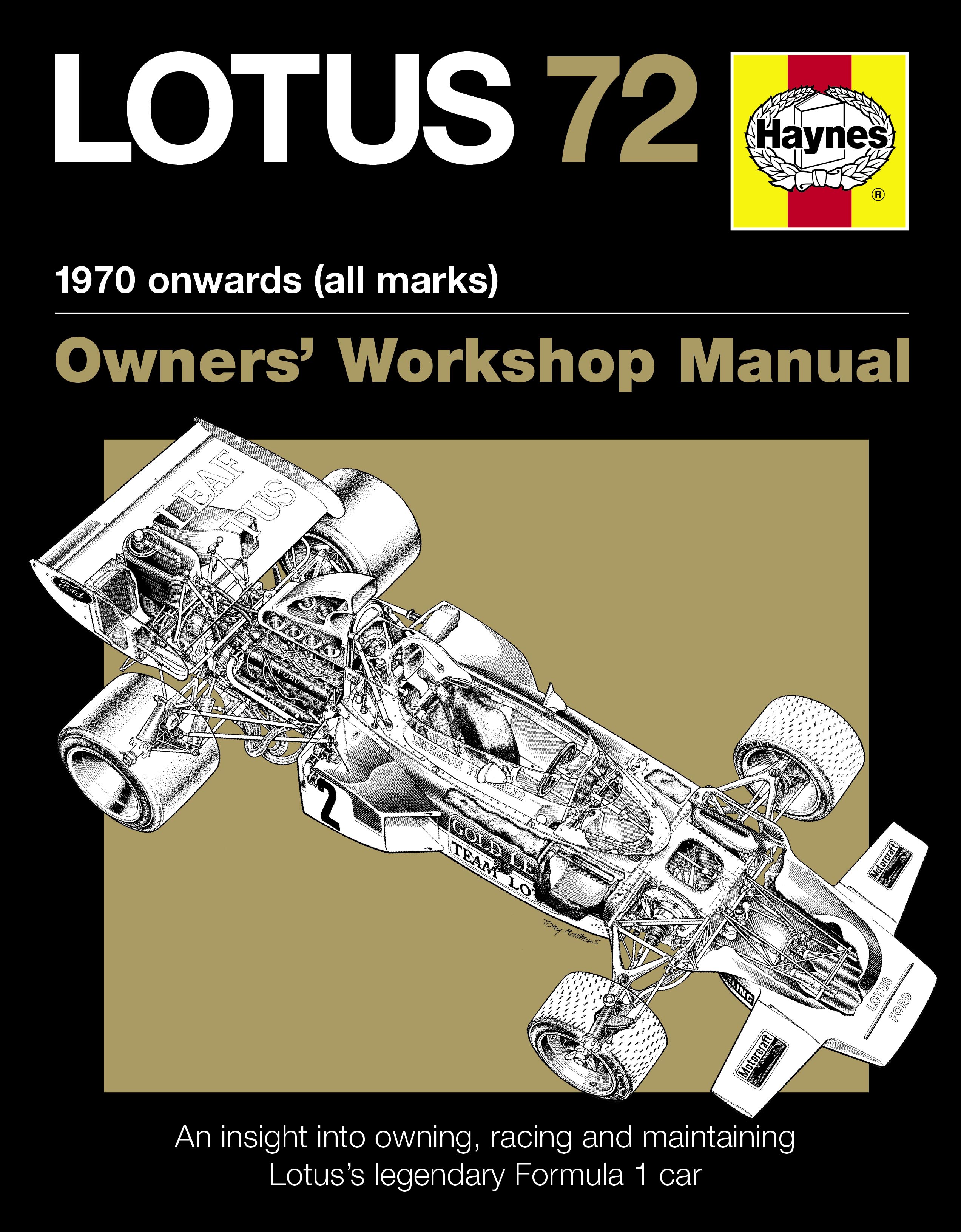 Lotus 72 Owners Manual (Hardback)
