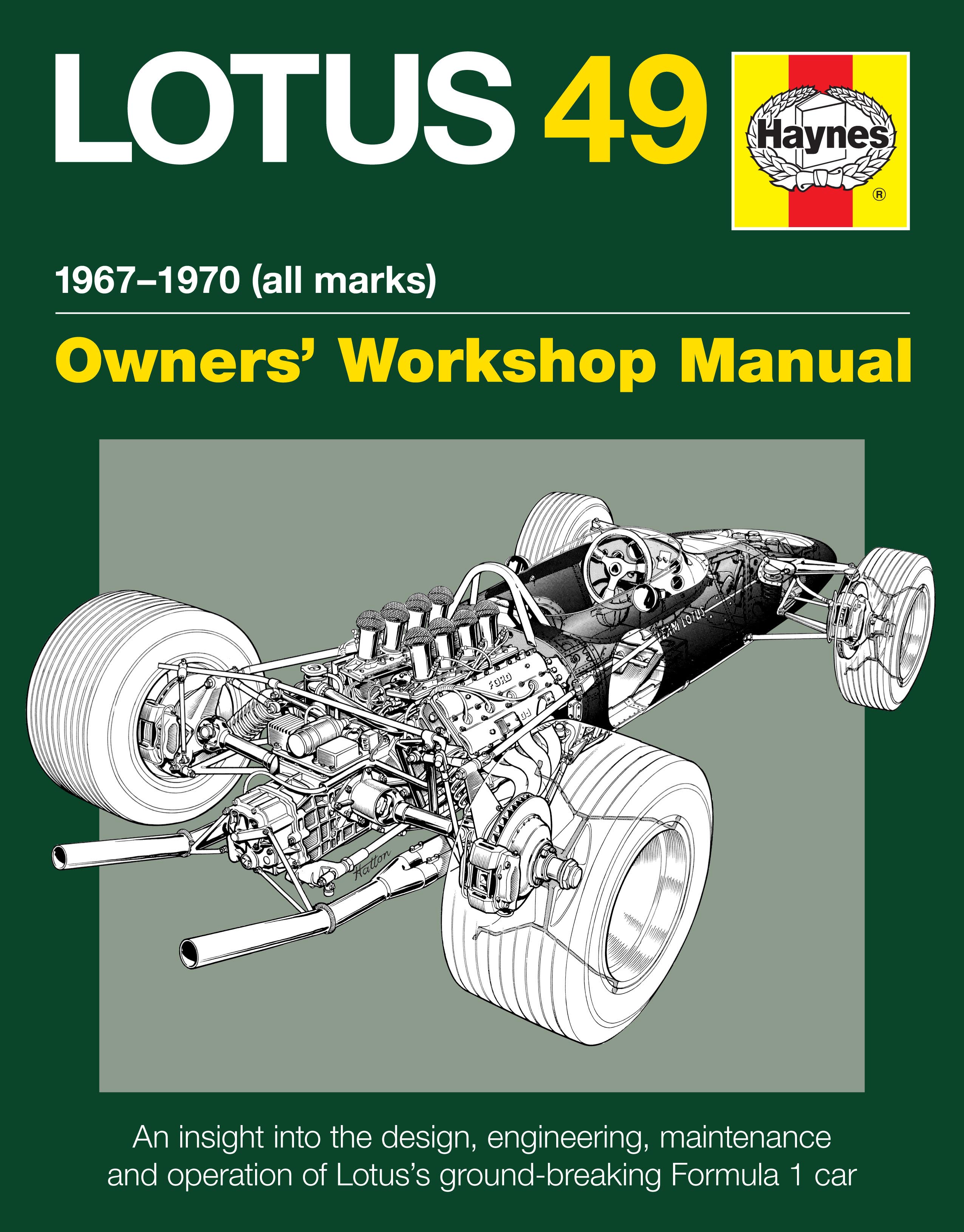 Lotus 49 Owners Manual 1967-1970