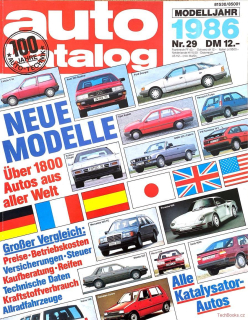 1986 - AMS Auto Katalog (německá verze)
