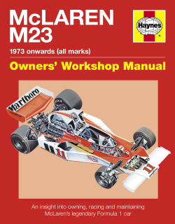McLaren M23 Manual (SLEVA)