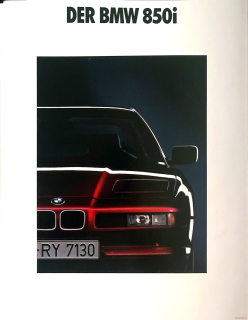 BMW 850i 1990 (Prospekt)